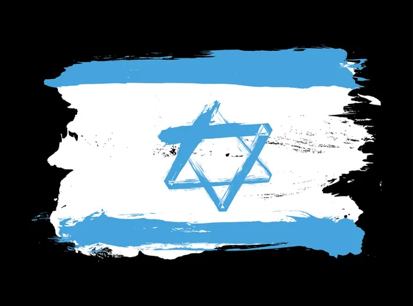 Israel Grunge Flagge — Stockvektor