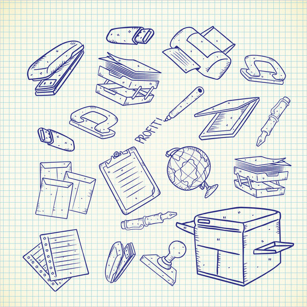 office equipment icons