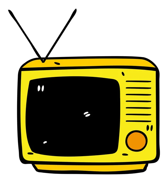 Oldtimer-Fernsehen — Stockvektor