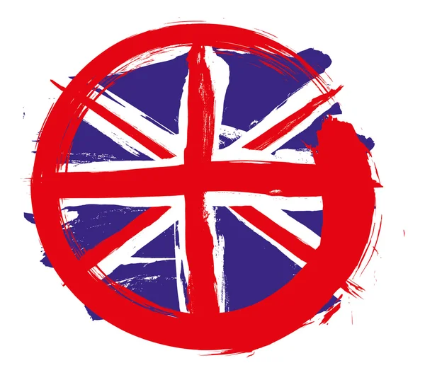 Great Britain grunge flag — Stock Vector