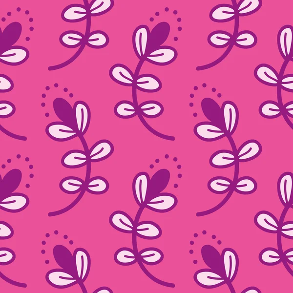 Bloemen doodle patroon — Stockvector