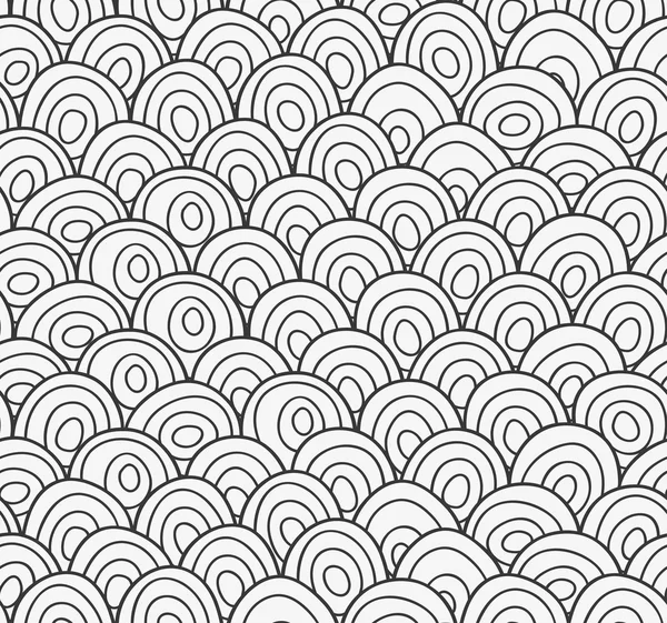 Abstract doodle naadloos patroon — Stockvector