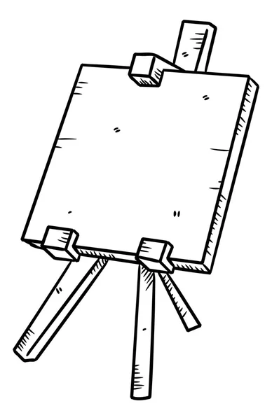 Canvas in doodle stijl — Stockvector