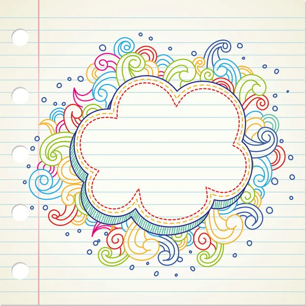 Fantaisie doodle — Image vectorielle