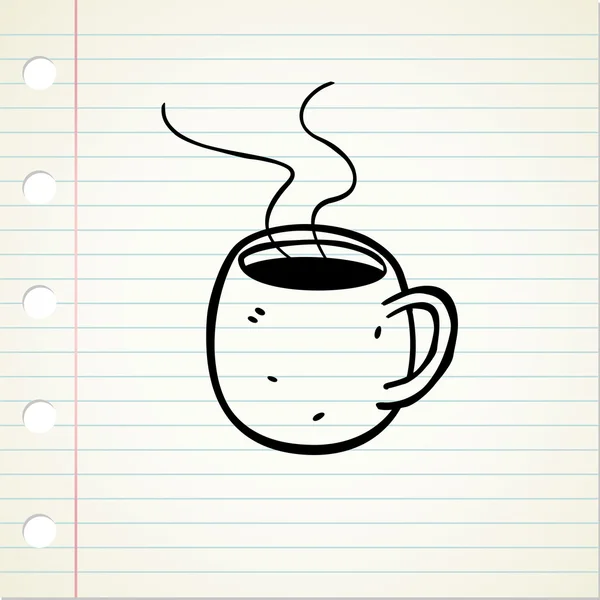 En kopp kaffe — Stock vektor