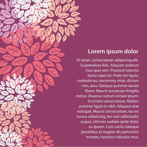 Joli motif floral — Image vectorielle