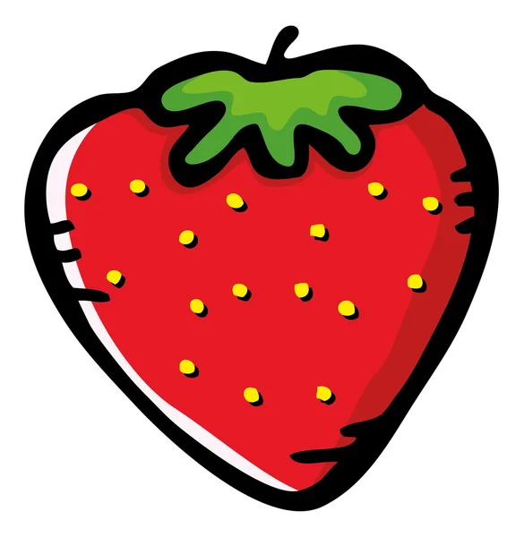 Strawberry illustration — Stock vektor