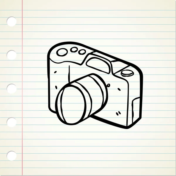 Vintage camera cartoon — Stockvector