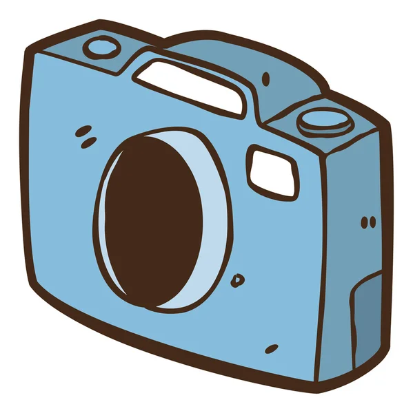Vinobraní fotoaparát kreslený — Stockový vektor