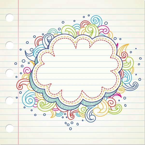 Fantaisie doodle — Image vectorielle