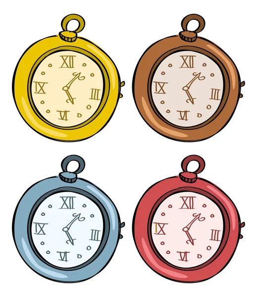 Vintage pocket watch Royalty Free Stock Vectors