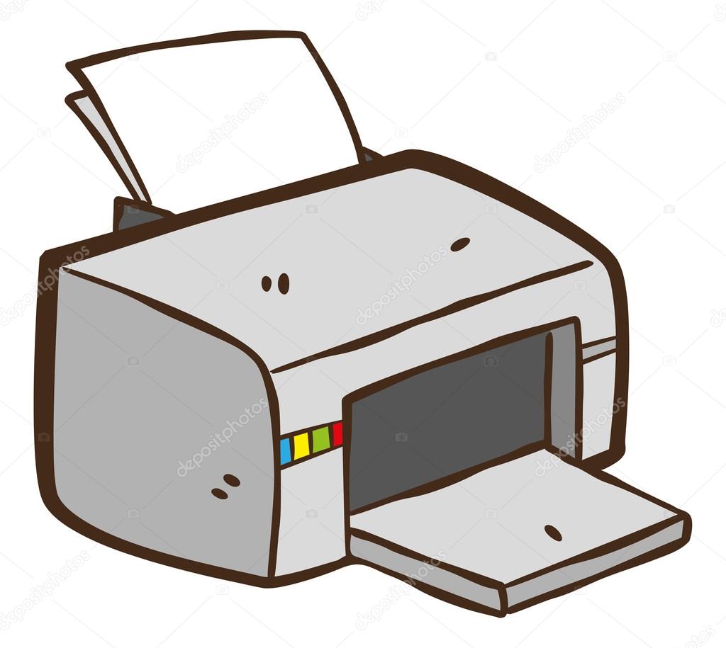 Cartoon printer cartoon Stock Vector Image by ©mhatzapa #59806657