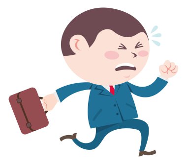 Ofis çalışanı iş geç için