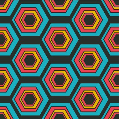 Renkli Geometrik desen