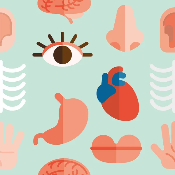 Organen ingesteld patroon — Stockvector