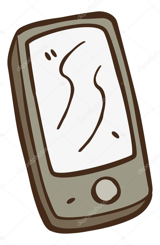 Images: cellphone cartoon | Cartoon cellphone — Stock Vector © mhatzapa