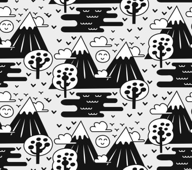 Soyut doğa arkaplanı