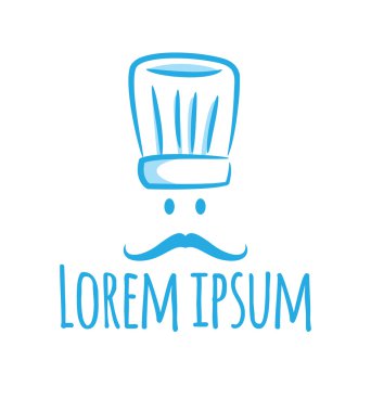 aşçı, aşçı logo şablonu