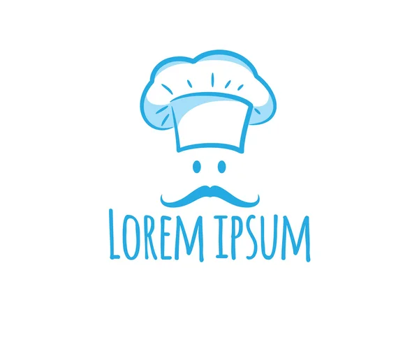 Aşçı, aşçı logo şablonu — Stok Vektör