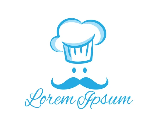 Chef, cocinero logo plantilla — Vector de stock