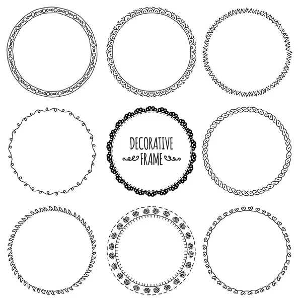 Decorative frames set — Stock Vector