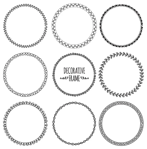 Decorative frames set — Stock Vector