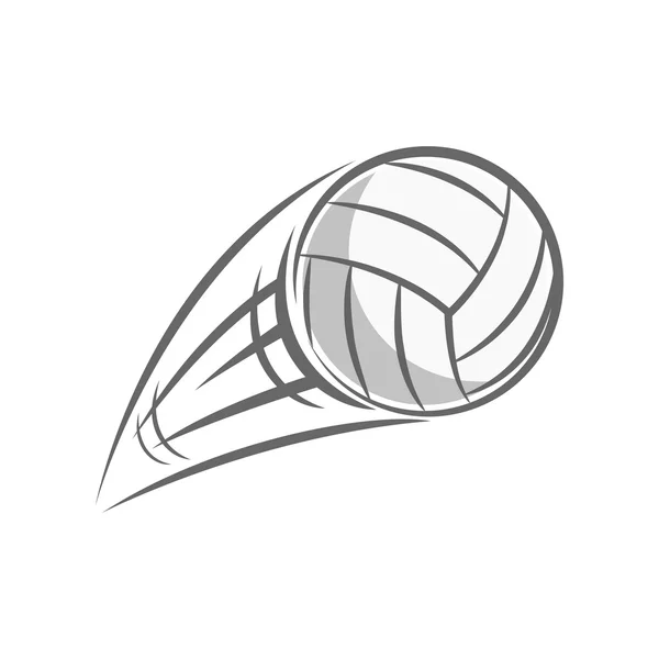 Vliegende volleybal bal — Stockvector