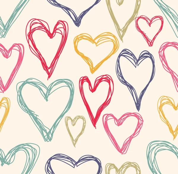 Любовь, сердечный фон — стоковый вектор