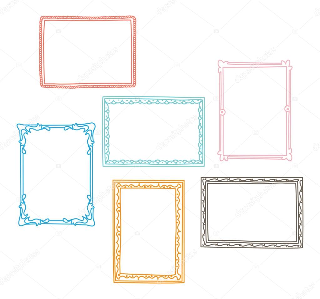 Colorful frame set