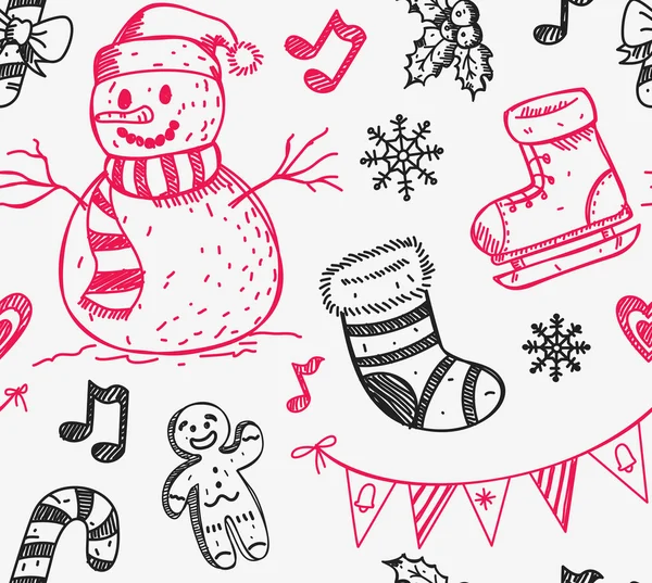 Cartoni animati sfondo di Natale — Vettoriale Stock