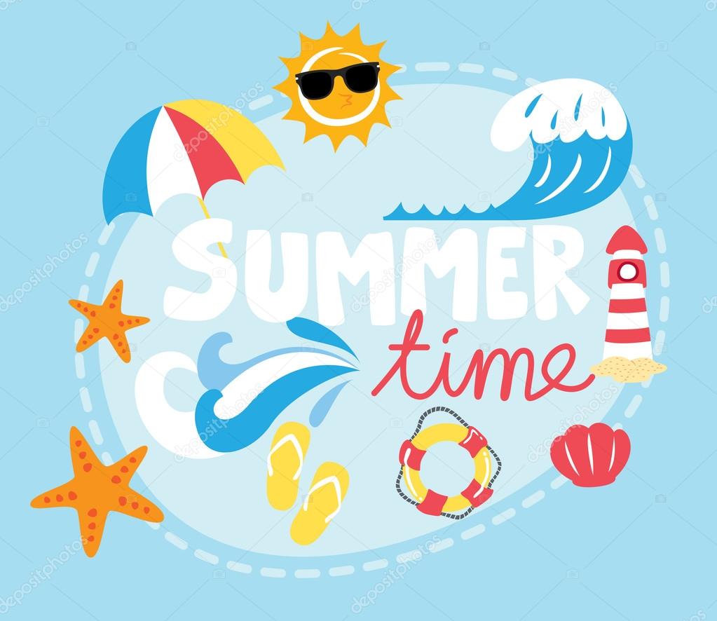 Summer vacation cartoon card Stock Vector Image by ©mhatzapa #81226976 Summer vacation cartoon card Stock Vector Image by ©mhatzapa #81226976