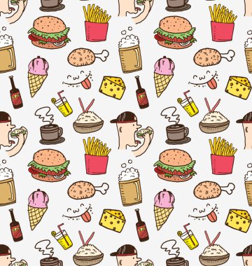 Çeşitli gıda arka plan