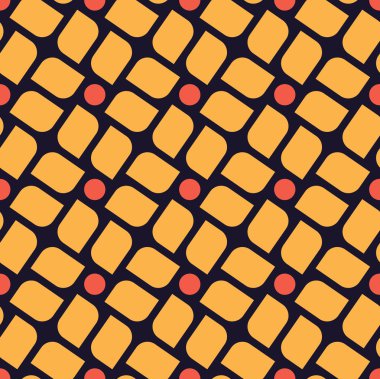 Vintage geometrik desen