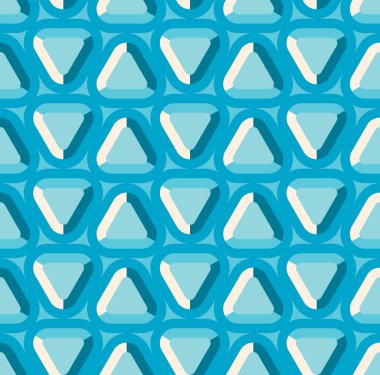 Vintage geometrik desen