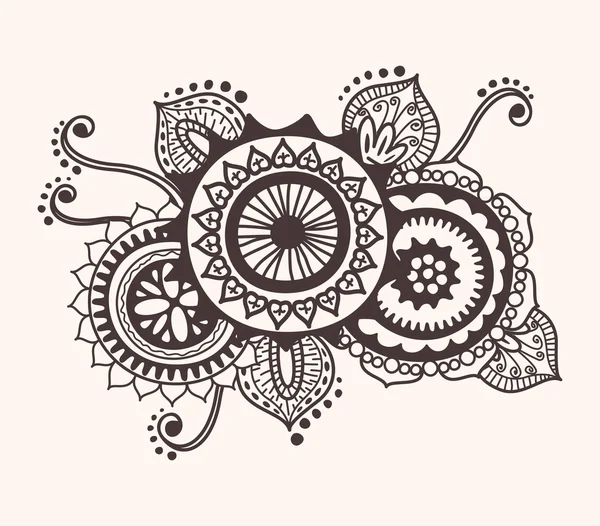 Zentangle decoração elemento abstrato —  Vetores de Stock