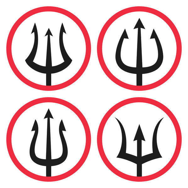 set of trident symbols