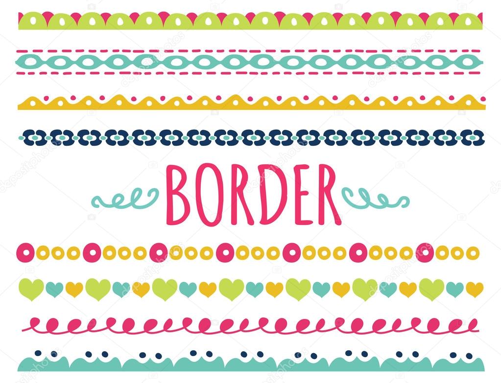 Colorful Border Lines