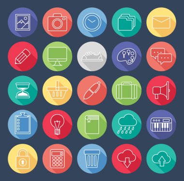 ağ simgeleri dizisi