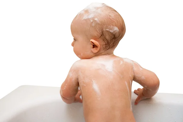 Bebé Bañándose —  Fotos de Stock