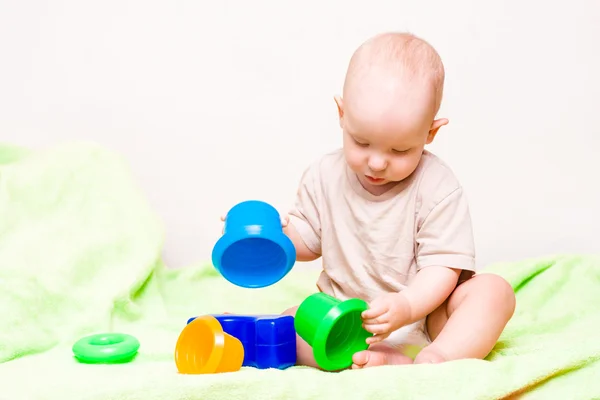 Baby playing — Stock fotografie