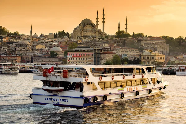 Istanbul při západu slunce — Stock fotografie