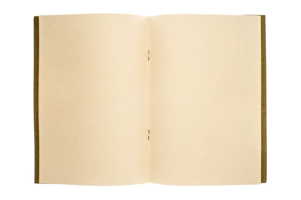 Aufgeschlagenes leeres Buch — Stockfoto