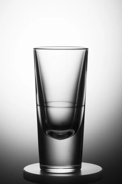 Empty glass background — Stock Photo, Image