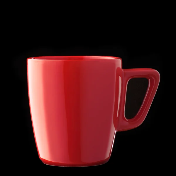 Cup over black — Stock Photo, Image