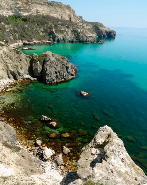 Black sea coastline — Stock Photo, Image