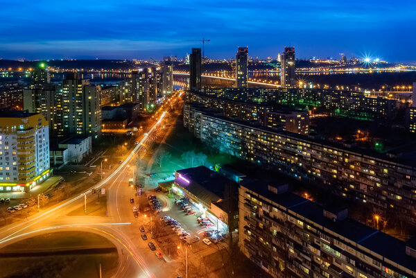 Kiev evening view