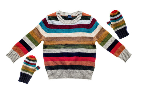 Свитер и варежки
