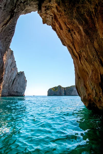 Blue grotto, Capri — Stock Photo, Image