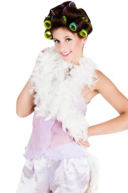 Seksi ev hanımı izole