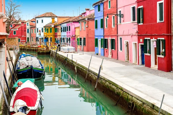 Venedig vartegn - Burano - Stock-foto